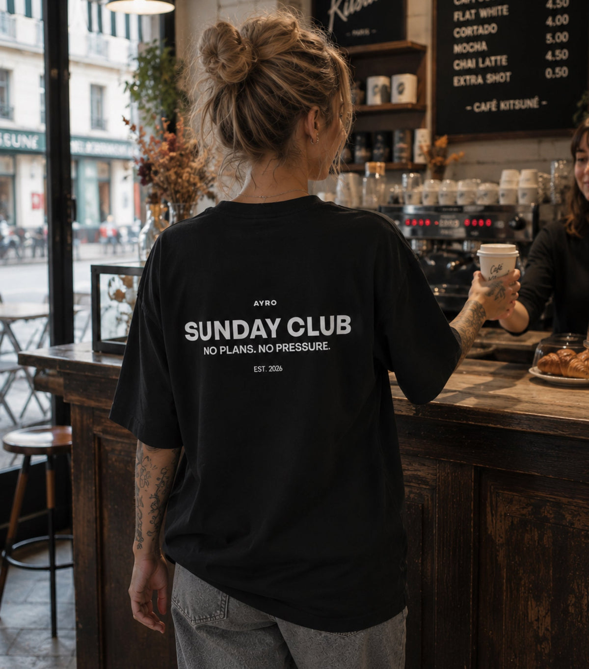 Sunday Club Tee Black