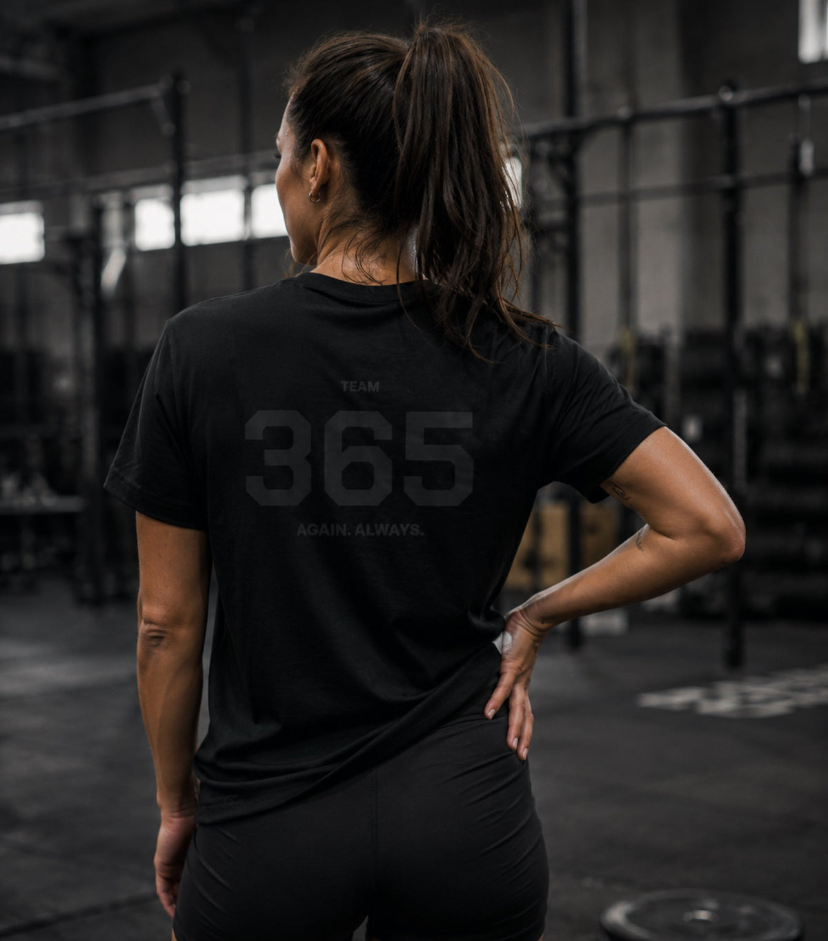 365 Tee Full Black