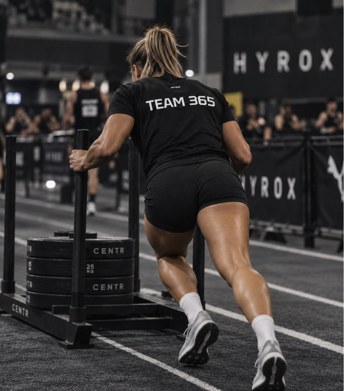 Team 365 Tee Black