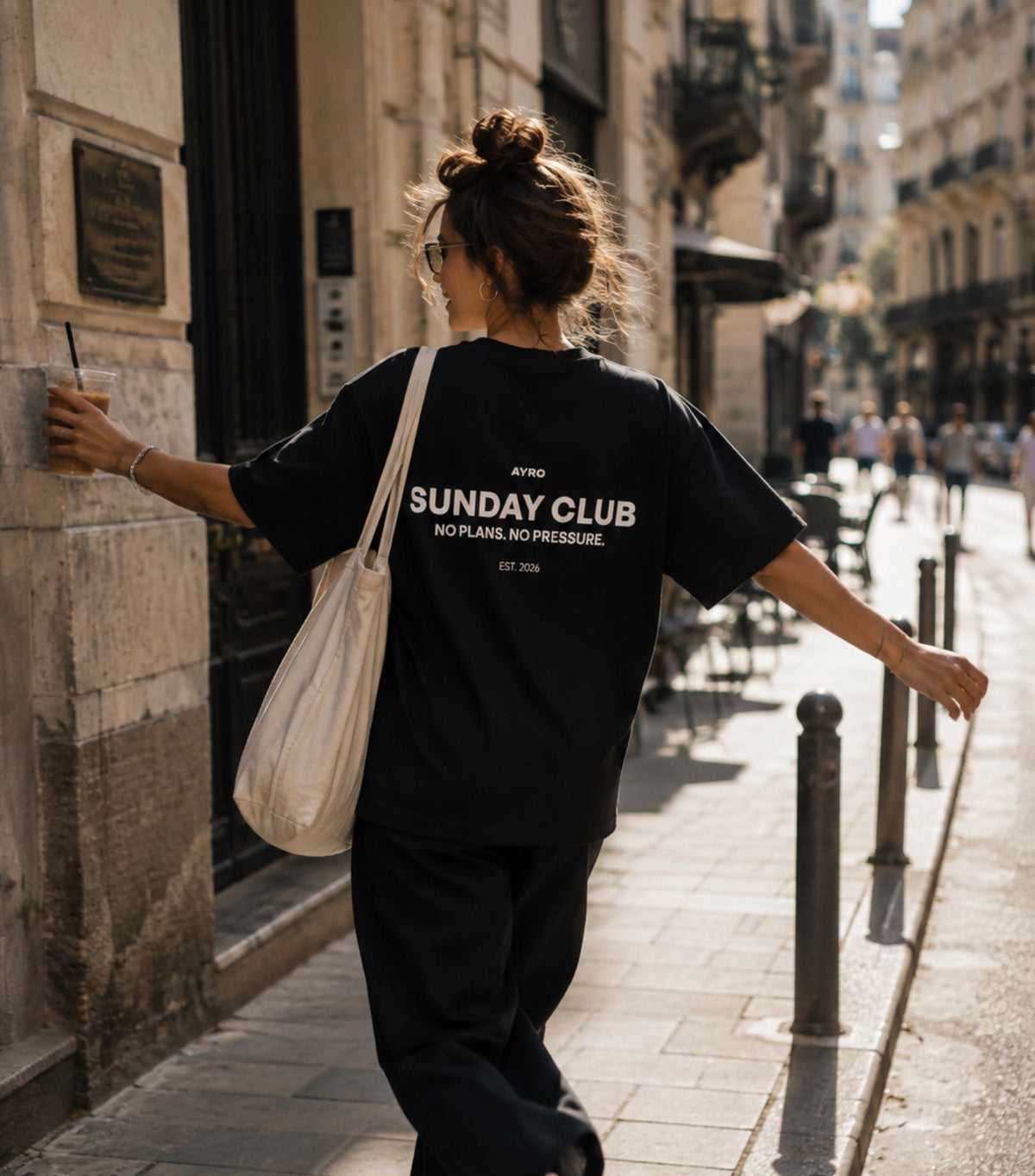 Sunday Club Tee Black