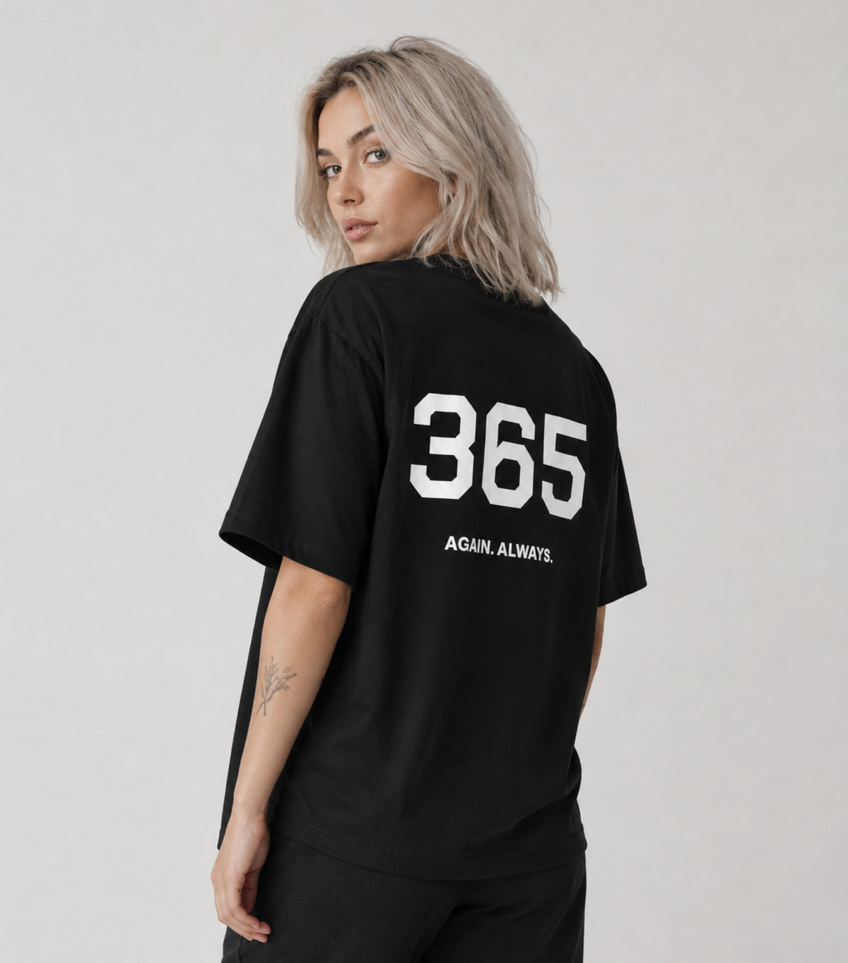 365 Again Tee Black