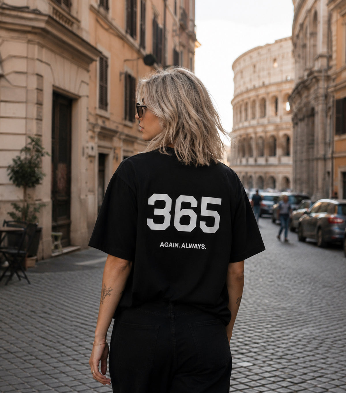365 Again Tee Black