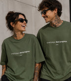 Small Steps Tee Khaki