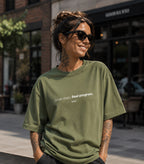 Small Steps Tee Khaki